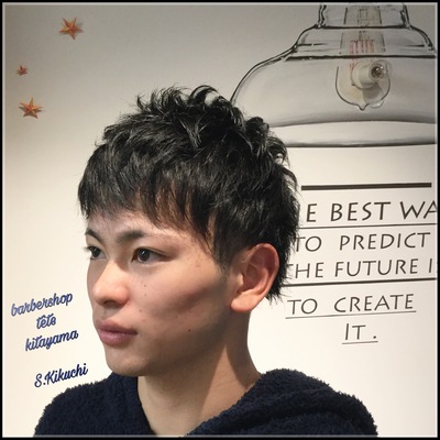 ツーブロック ショートスタイル